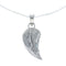 Navajo Sterling Silver Leaf Pendant 16" Box Italian Chain Necklace Set X10685
